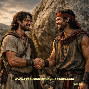 David and Jonathan shaking hands