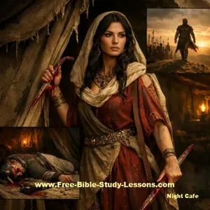 The story of Jael, God's female assassin, who risked her life to help the people of God.