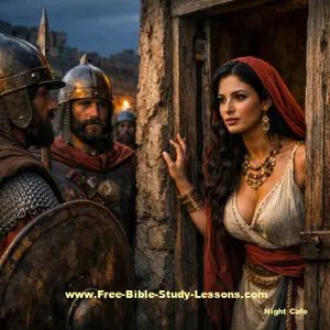 Rahab is a Biblical example of a courageous woman who lied and committed treason to protect God's people.