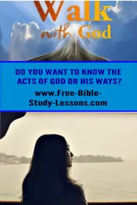 Do we see the acts of God or do we press in to discover the ways of God?
