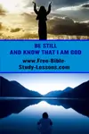 We need to learn to listen when God says, "Be still and know that I am Godl".  If we live life in a rush, we are unlikely to hear from God.