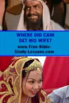 One of the most popular questions thrown at Christians is: Where did Cain get his wife?  The answer is simple.