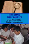 We present free Bible study lessons via e-mail on a variety of topics.  Choose your area of interest.  Different levels of study are available so there is something for everyone.