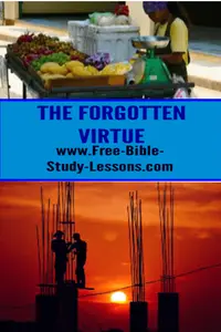 What is the forgotten virtue?  How is it's lack destroying our society?