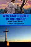 Are the disciples of Jesus forced to the cross or do they carry it willingly?