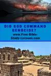 When the Israelites were given the land of Canaan, did God command genocide of the current occupants?