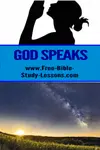 In the past God spoke to our forefathers...in these last days he has spoken to us by his Son.  God comunicates with us!