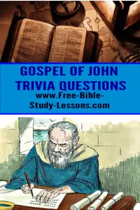 Bible Trivia John - make your Bible Study exciting.  Go on a Treasure Hunt.  Challenge your family, friends, or Bible Study group to search the Scriptures in a fun way!