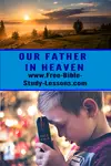 The Lord's Prayer begins with "our Father in heaven" as Jesus includes us and all Christians into a family relationship with God.