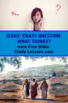 Jesus asked some pretty crazy questions like What Things Happened? when He was the only One Who truly knew what had happened.  