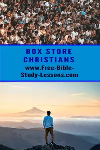 Sometimes we have a box store mentality, but we are unique Christians.