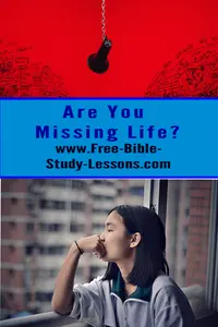 Are we so busy with life that we are missing life?  What will we have at the end of our days that really matters?