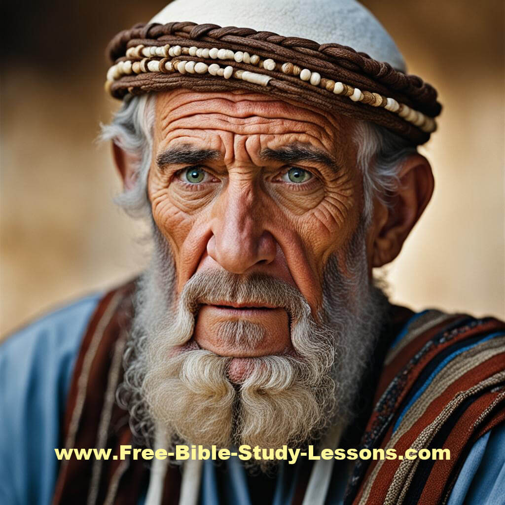 Abraham is the father of the faithful because he obeyed God no matter how difficult the choices. Image made on Night Cafe. Abraham
