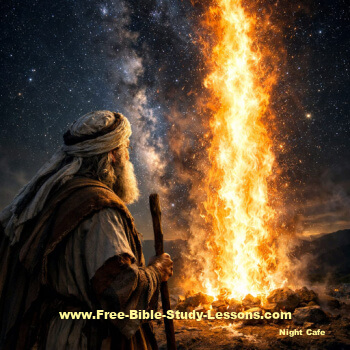 Abraham talking with God