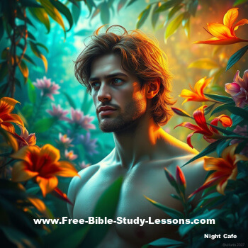adam in garden of eden