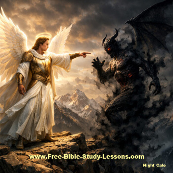 Michael Rebuking satan