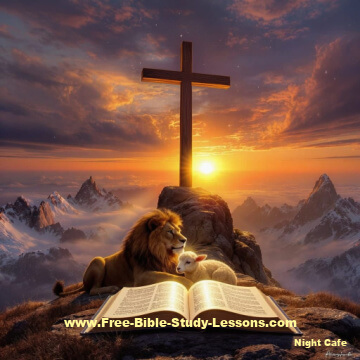 Cross Lion Lamb