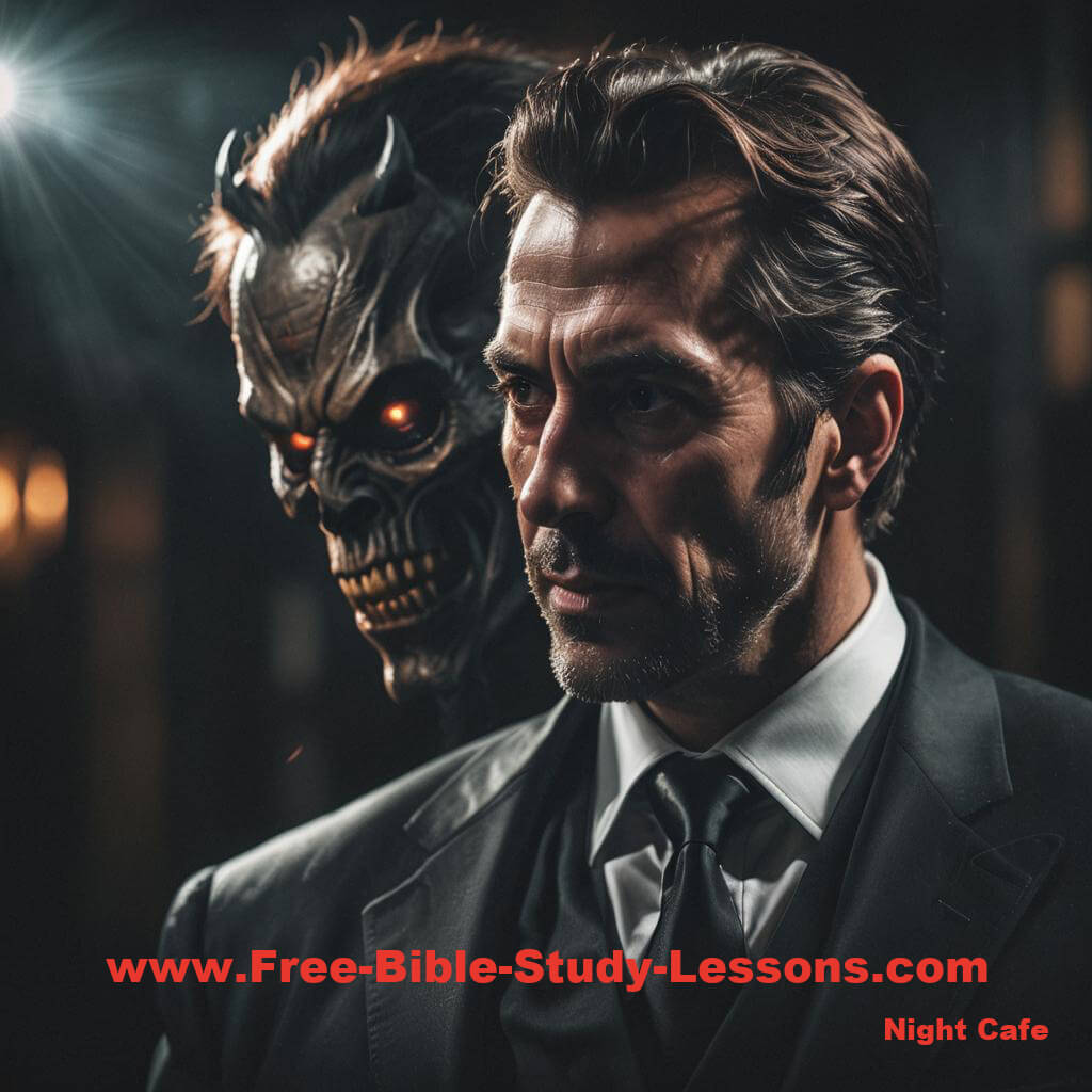A thought may come from the demonic realm, but only you can choose to dwell on it and act on it.  Know the Word of God to discern evil thoughts. Demon Giving Suggestions To A Man