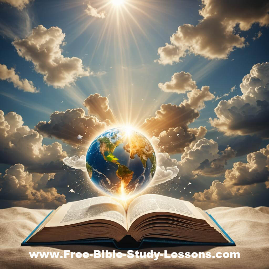 Earth coming out of Bible