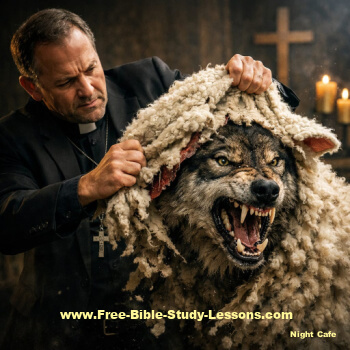 pastor exposing wolf in sheep's disguise