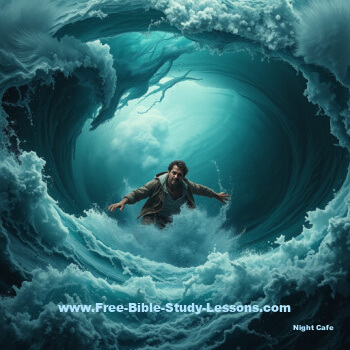 Man in the eye of the storm