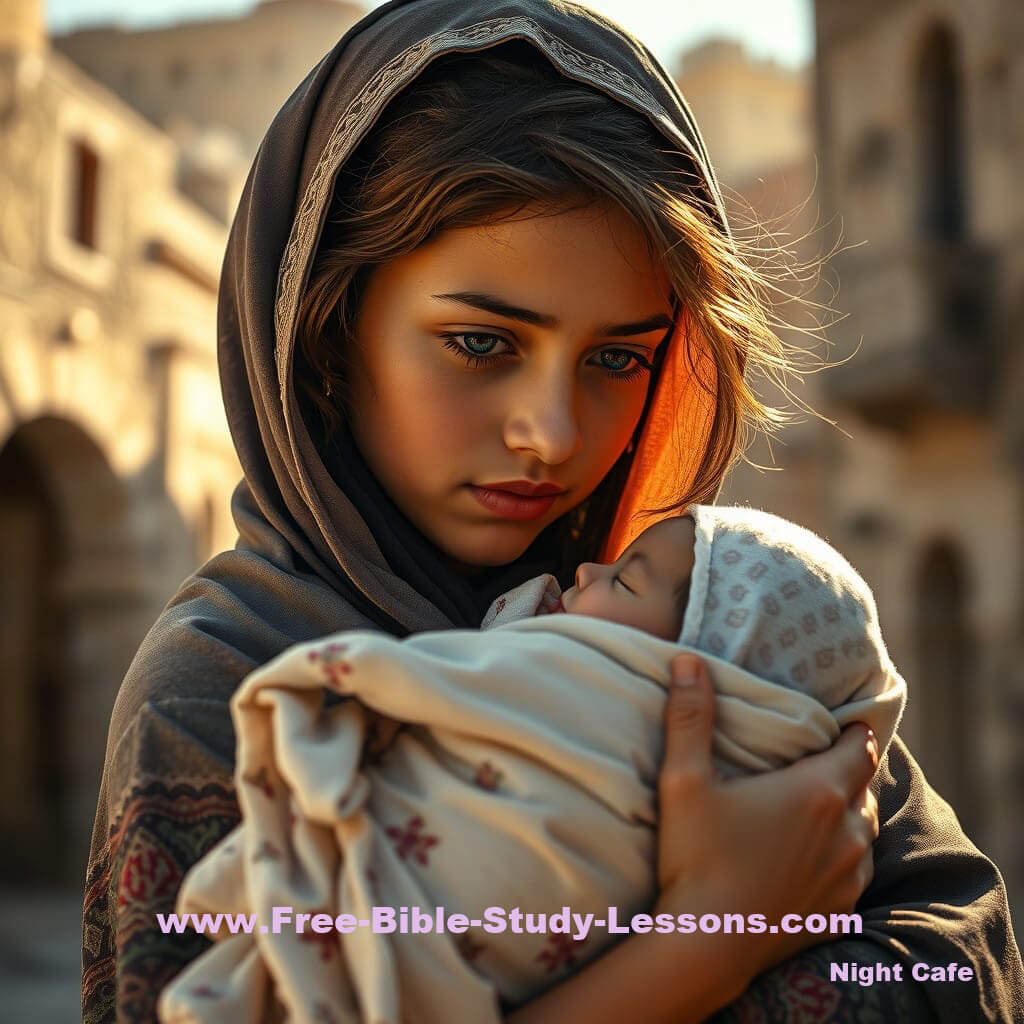 Mary and baby Jesus - blessed among women