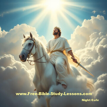 Rider on a white horse