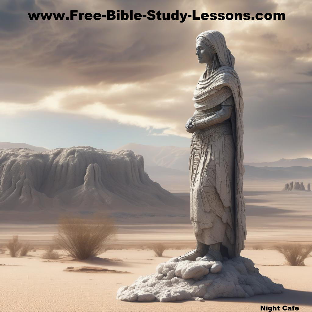 Lot's Wife In A Pillar Of Salt