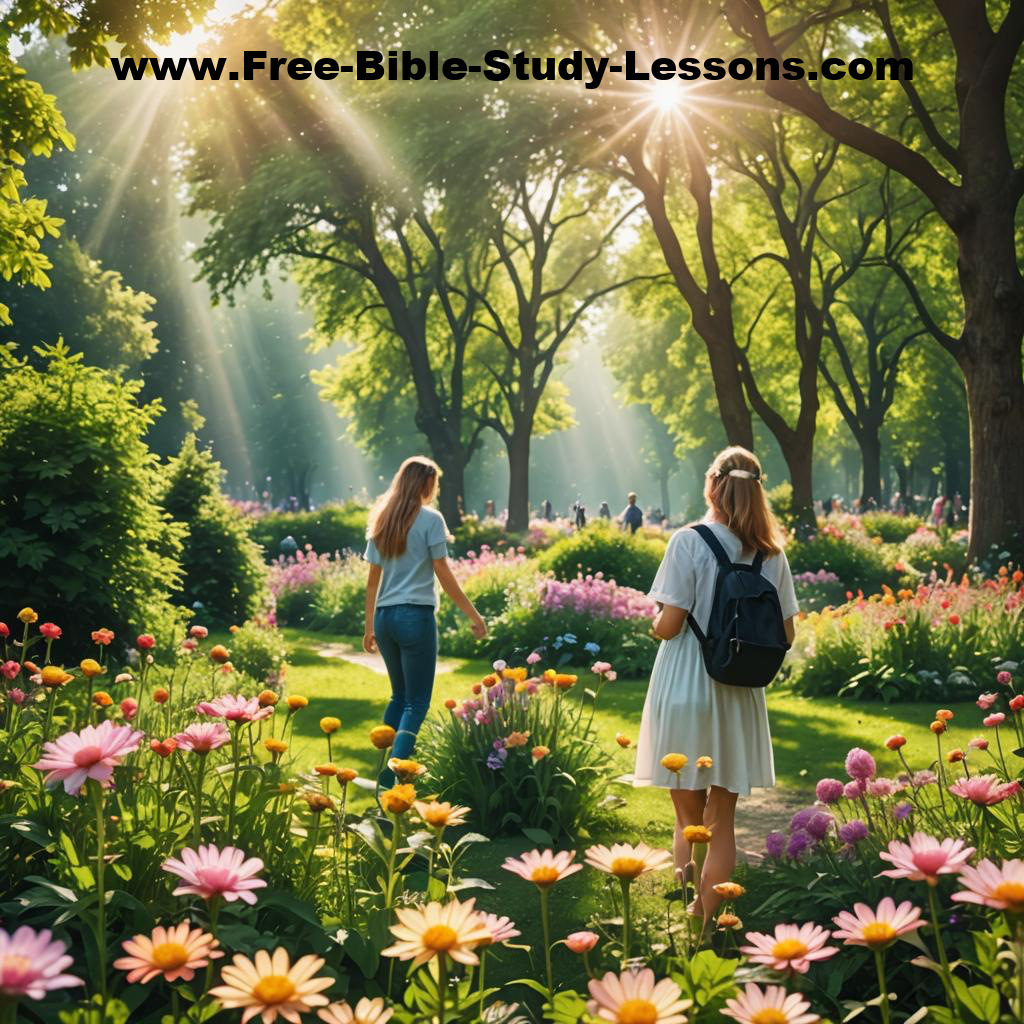 Walk In A Beautiful Park