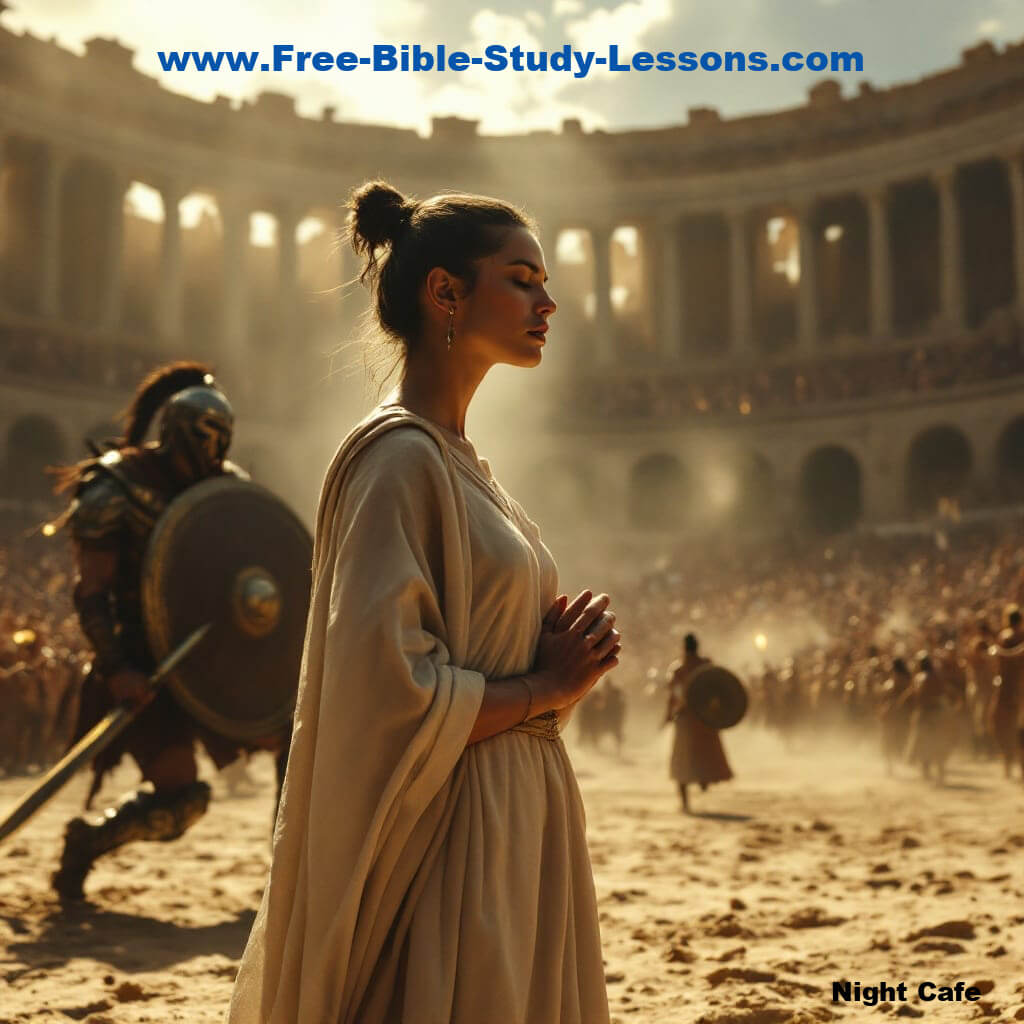 Perpetua in the arena