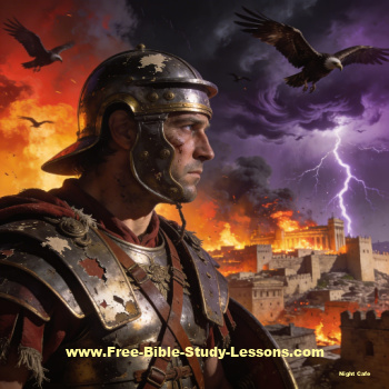 Roman Soldier looking at Jerusalem 