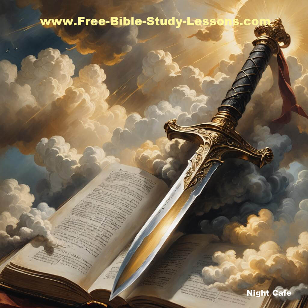 Sword On Open Bible