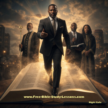 ministers stepping out of the Bible