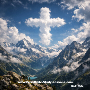 cloud cross over mountain