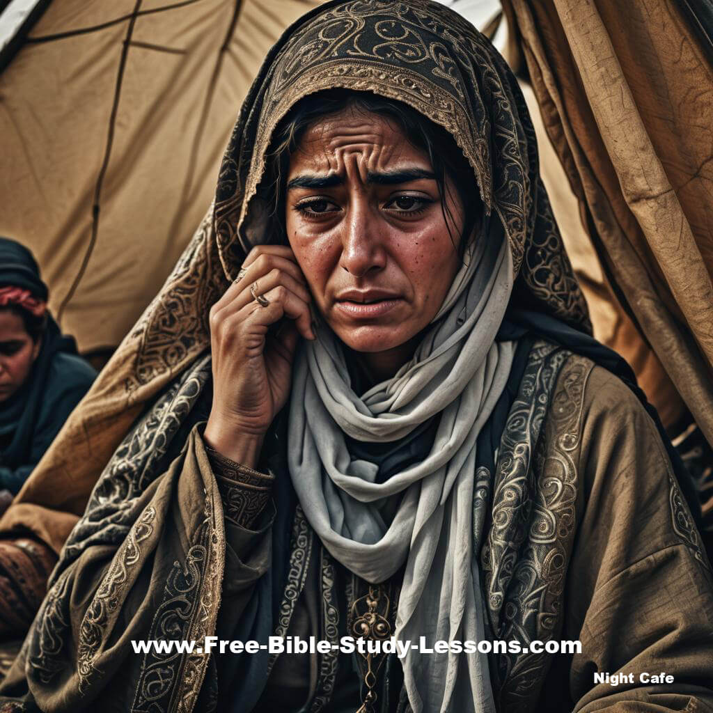 Life's disappointments and tragedies can seem to overwhelm us. Crying Arab Woman