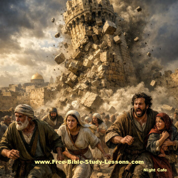 ancient tower collapses 