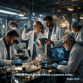 scientists in labs