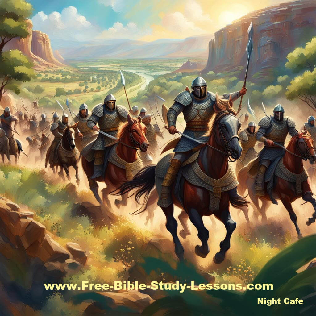 Ancient Soldiers Charging