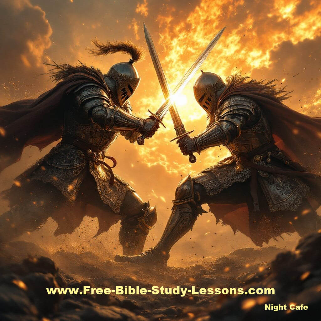 Why do we have to face the heat of battle?  Why do we struggle and suffer?  Why doesn't God instantly deliver His people?