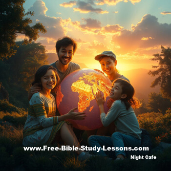 family holding world