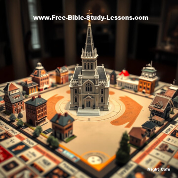 playing church board game