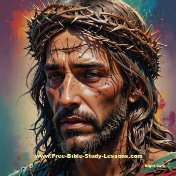 Crown of Thorns on Jesus