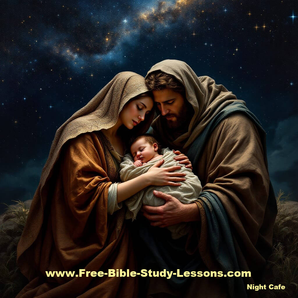 Mary, Joseph and Baby Jesus