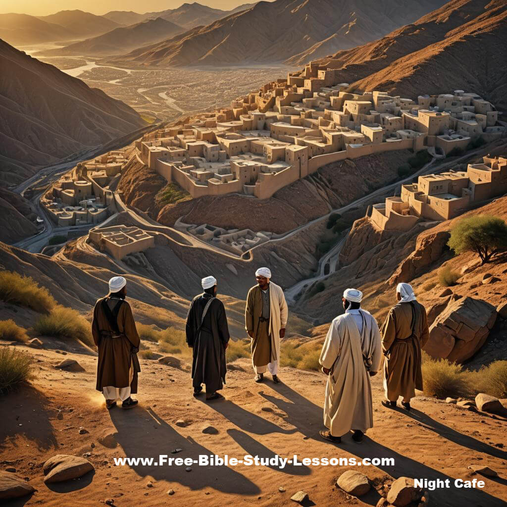 Angels can appear as human beings. Abraham talking with angels