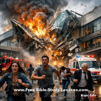 a mall exploding