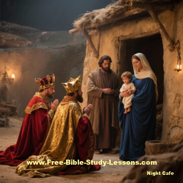 wise men with Jesus