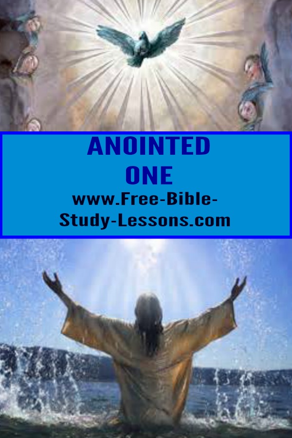 dove surrounded by light and Jesus after baptism