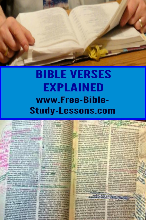 This page is a growing commentary on various Bible verses.  Gain instruction, inspiration and motivation from God's Word. #biblecommentary #bibleexplained #bible #scripture