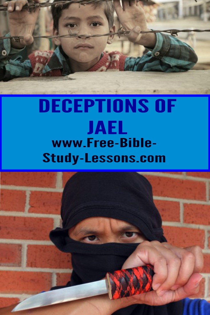 What do the deceptions of Jael show us about the legitimate use of trickery with evil people?