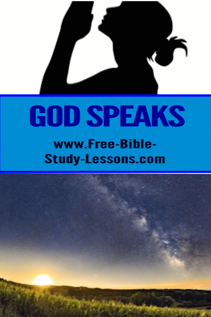 God speaks, are we listening?